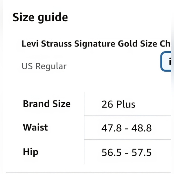 Levi Strauss Signature True Boot Jeans Women’s 26W Dark Wash Stretch Bootcut - Picture 7 of 11